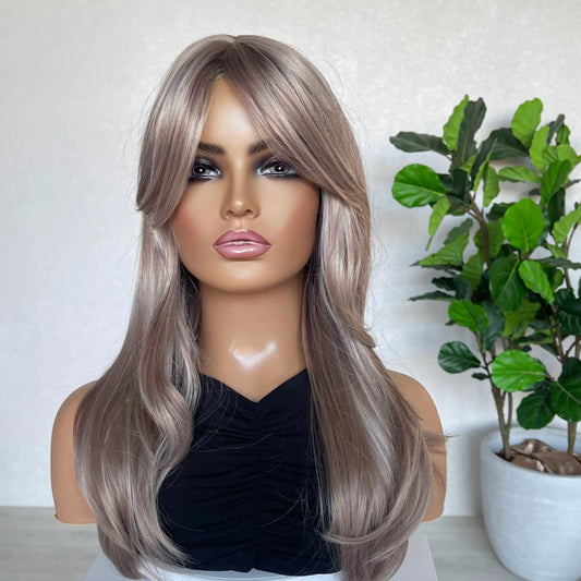 Pearl Icy Blonde Synthetic Wig - Prairie