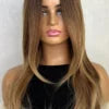 Balayage Brunette Layered Synthetic Wig – Gold Coast