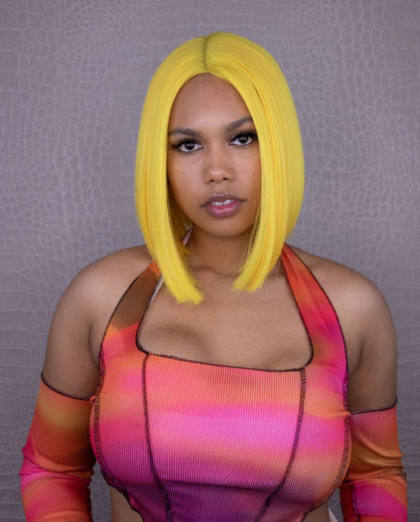 Yellow Luxe Synthetic Lace Front Bob Wig Edie