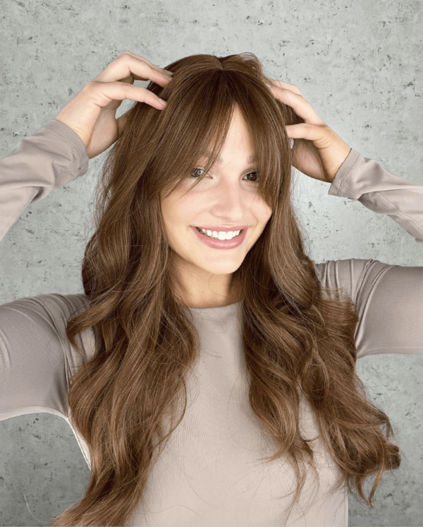 Rich Natural Brunette Luxe Synthetic Wig - Dorothy