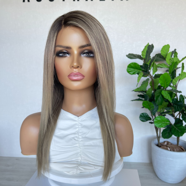 Created in Australia: Blonde Lace Front Human Hair Wig 20" - Sophia