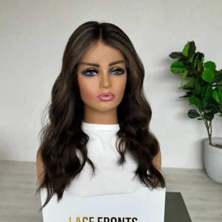 Created in Australia: Blonde Lace Front Human Hair Wig 20' - Aria