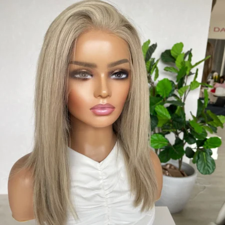 Created in Australia: Blonde Lace Front Human Hair Wig 18' - Charli