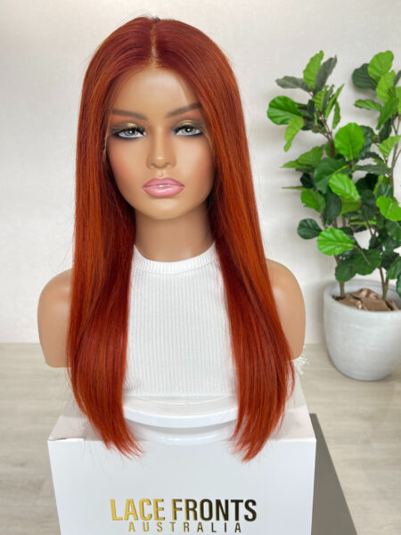 Created in Australia: Blonde Lace Front Human Hair Wig 22" - Hannie