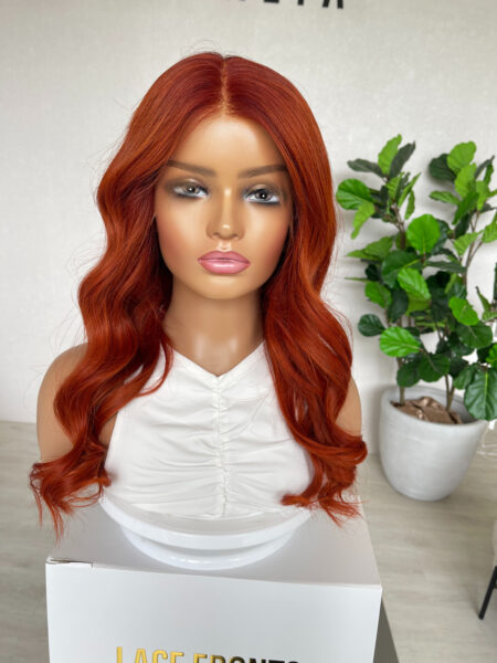 Created in Australia: Blonde Lace Front Human Hair Wig 22" - Hannie